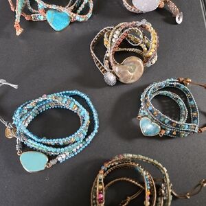 Wrap Beaded Bracelet Set